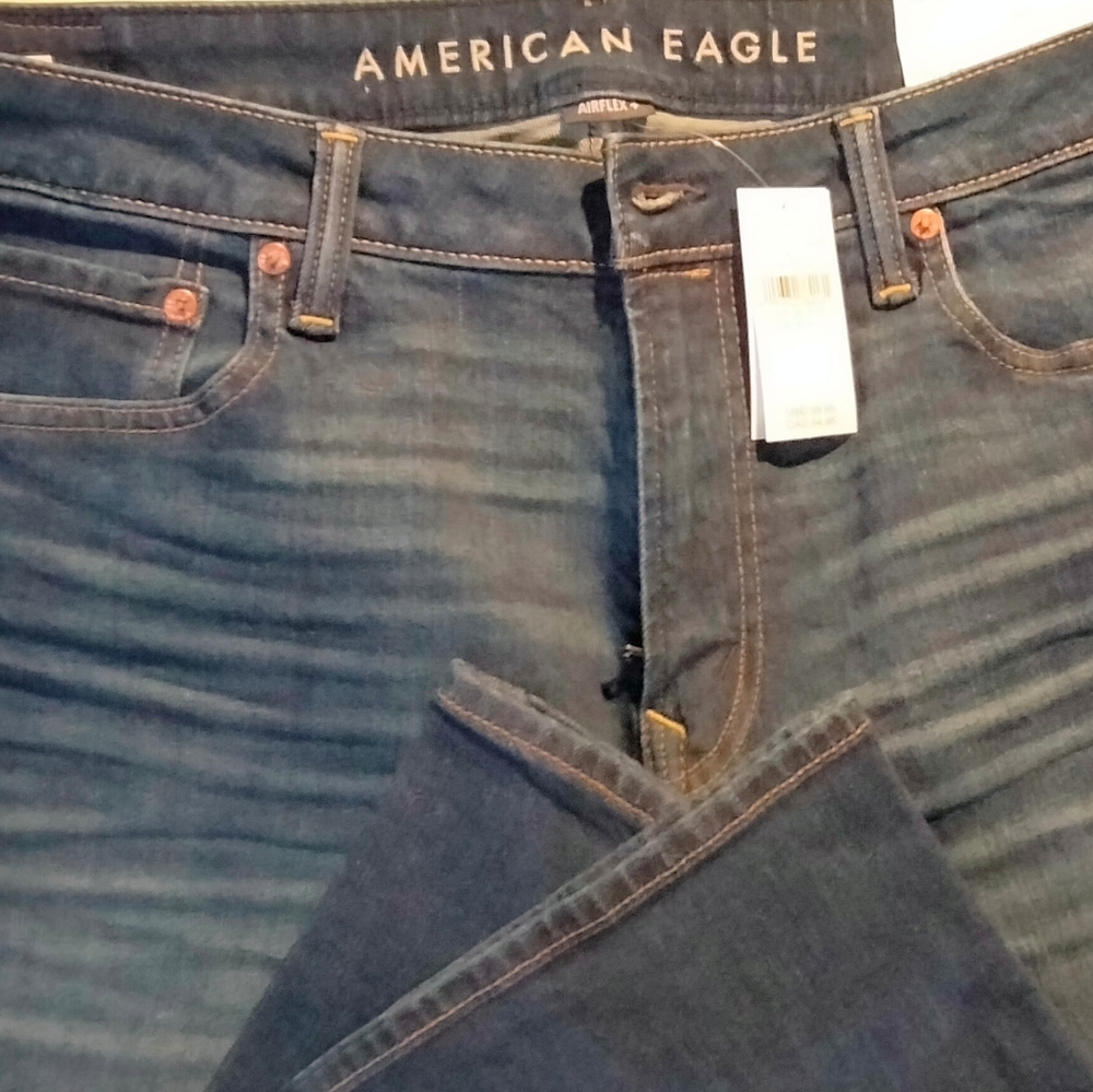 American eagle outfitters dark blue jean new- 36/32